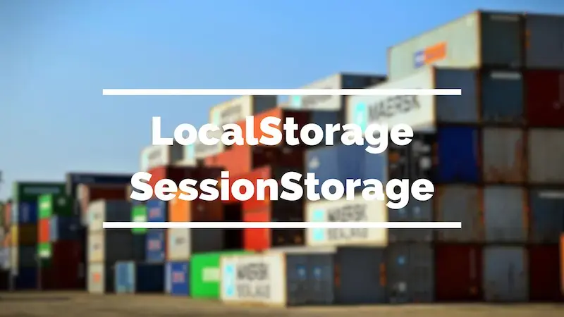 Cover image for Managing client-side data with localStorage and sessionStorage